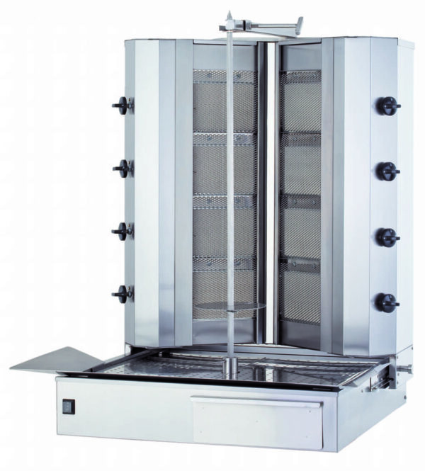 Gas Doner Kebab Grill Bottom Motor V Model KLG 224-V
