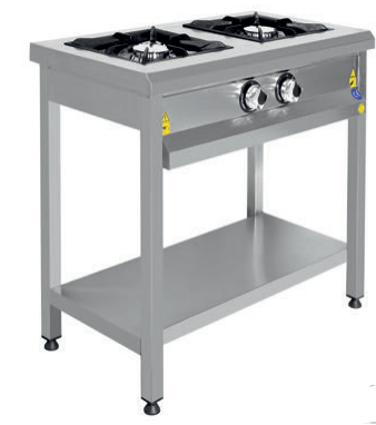 GAS COOKER WITH SHELF, 2 LIGHTERS