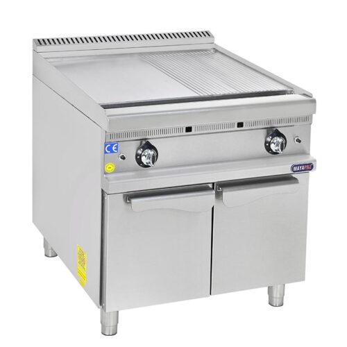 Gas Griddle 1/2 Stripped 80*90*85