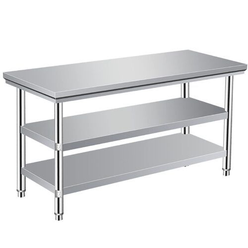 Stainless Steel Table With 2 Shelves YC-316TB 160*70