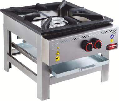 Short Gas Cooker Double Fask