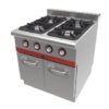 Gas Cooker 4 with lower shelf 80*80 cm