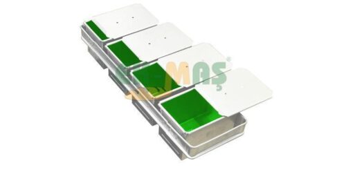 პურის ყალიბი ტეფლონით 13X13X45