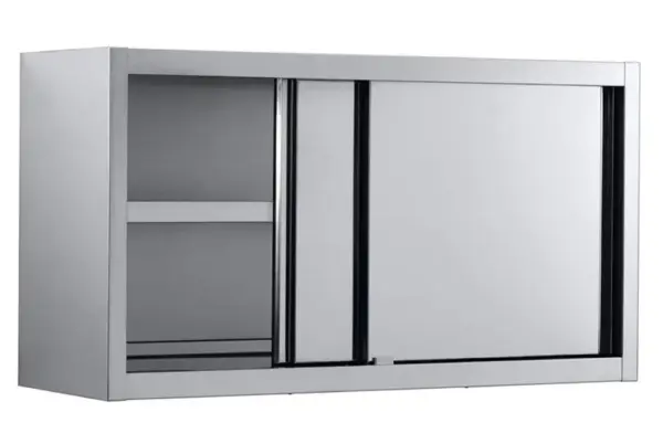 Stainless Steel Wall Cabinet With Sliding Doors CWHS-154