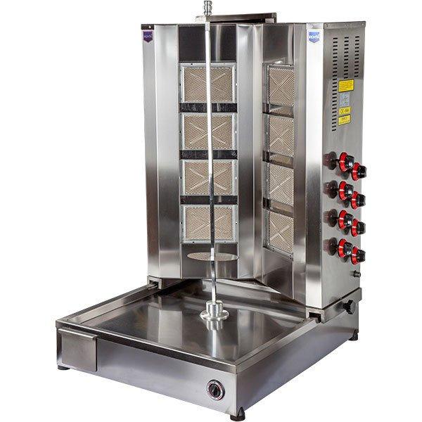 d14-a SHAWARMA MACHINE ON NATURAL GAS, LOWER ENGINE, 8 LIGHTER