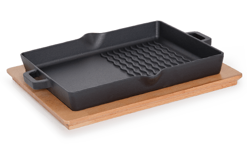 Semi Grill/Semi Flat Pan 1/2
