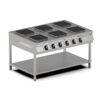 Electric Stove With 6 Burners and Shelf 150*100