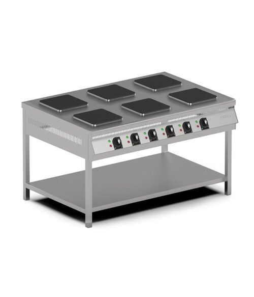 Electric Stove With 6 Burners and Shelf 150*100