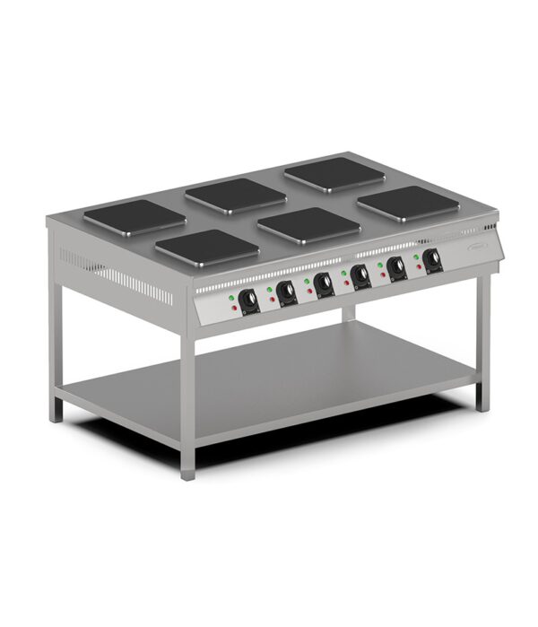 Electric Stove With 6 Burners and Shelf 150*100
