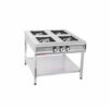 Gas cooker 4+Shelf, Natural gas, 100*100cm