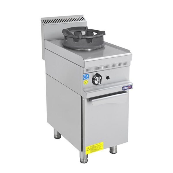 GAS COOKER WOK WITH CABINET