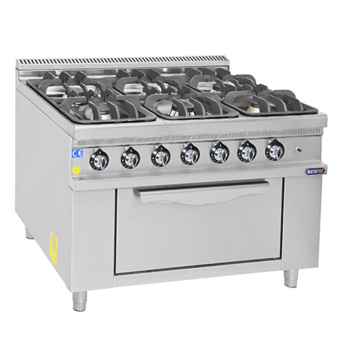 GAS RANGE WITH OVEN 6+1