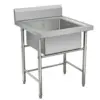 Stainless Steel Table Single Sink YC-SS70 700*700*(800+100)mm