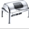 Chafing Dish საგორაო შუშის სახურავით YD-723KS-1-A